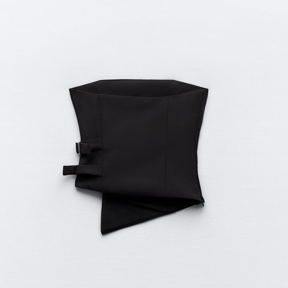 STRAPLESS BUCKLE TOP - Picture 7 of 8